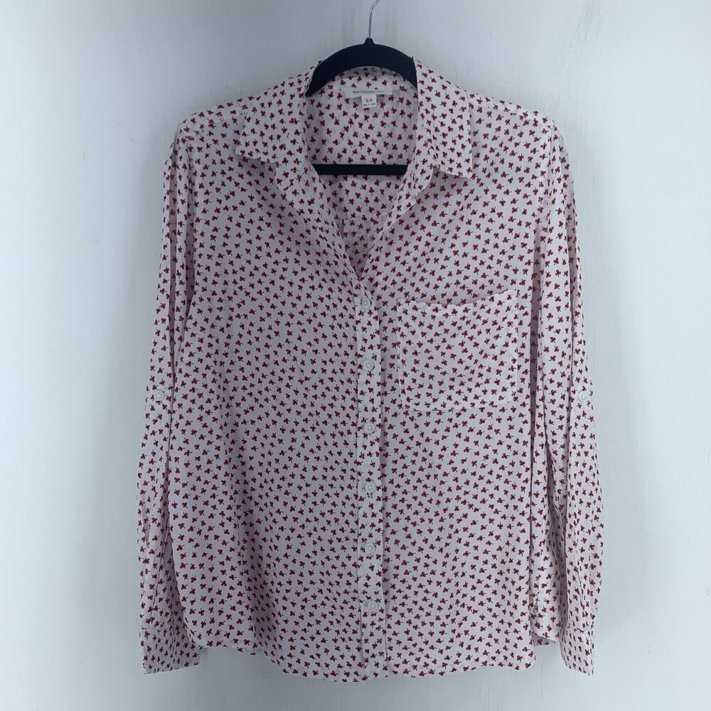 BeachlunchLounge Womens‎ Small Tunic Top Ditsy Floral Beach Coastal Cottagecore